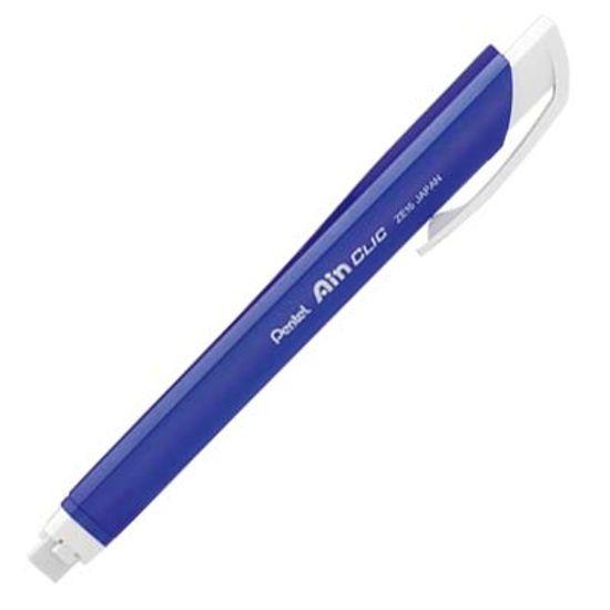 

PENTEL Ластик типа держателя AinCLIC металлический синий набор из 2 шт. ZE15-MC