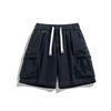 Men's Casual Shorts Men's Cropped Pants Men's Summer High Street Simple and Loose Multi-pocket Men's Pants.