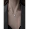 Six-Claw Single Diamond Necklace Female Simple Niche Explosion Exquisite High-End Ins Style Accessories Female Quality