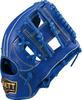ZETT Youth Baseball Soft Royal Blue BJGB74510F Glove, Steer, All-Around, Left-Handed Throw, (2500), Size SS,