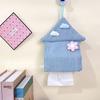 Tissue Dispenser Napkin Storage Box Hanging Tissue Bag Charming House Tissue Box For Nursery Office Dorm Room