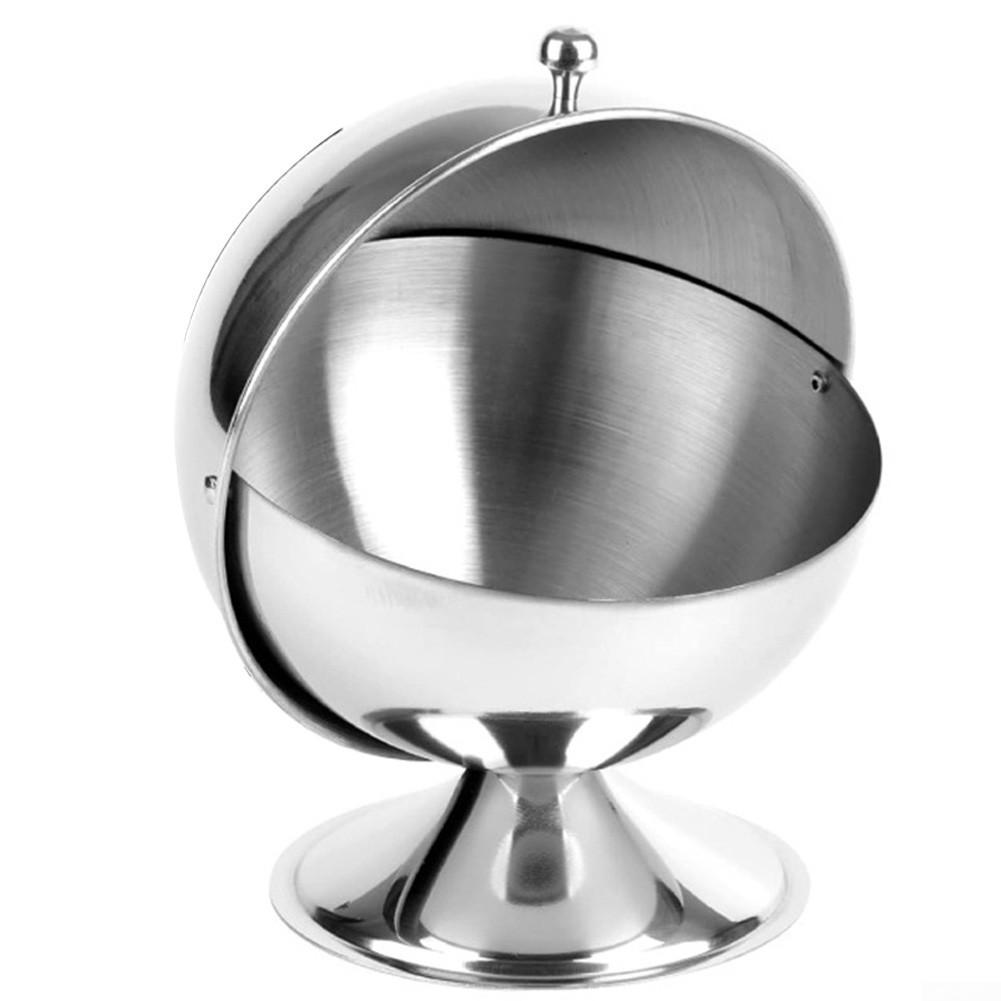 

Чаша для конфет, сахарница из нержавеющей стали с закругленной крышкой