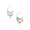 Crescent Multistone eArring Cl26001e