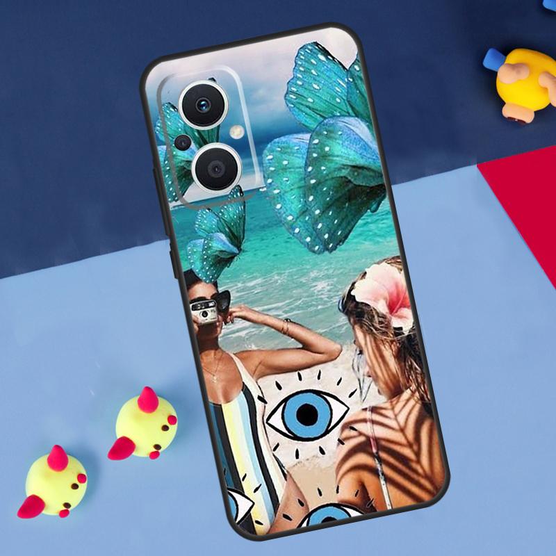 Summer Aesthetic Collage For OPPO Reno 7 8 Lite 8T 10 11 12 13 14 Pro 11F 12F 13F 14F OPPO Find X8 X5 X6 X9 Pro Case