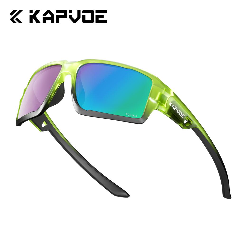 Kapvoe Polarized Fishing Sunglasses for Men Fashion Cool Glasses Sports Cycling Bicycle Eyewear for Bike UV400 MTB Road Driving 7