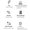 3 In 1 66W Fast Charging Cable For Xiaomi Iphone Poco Micro Usb Type C Charger Cable Cord Multiple Usb Charging Wire Line