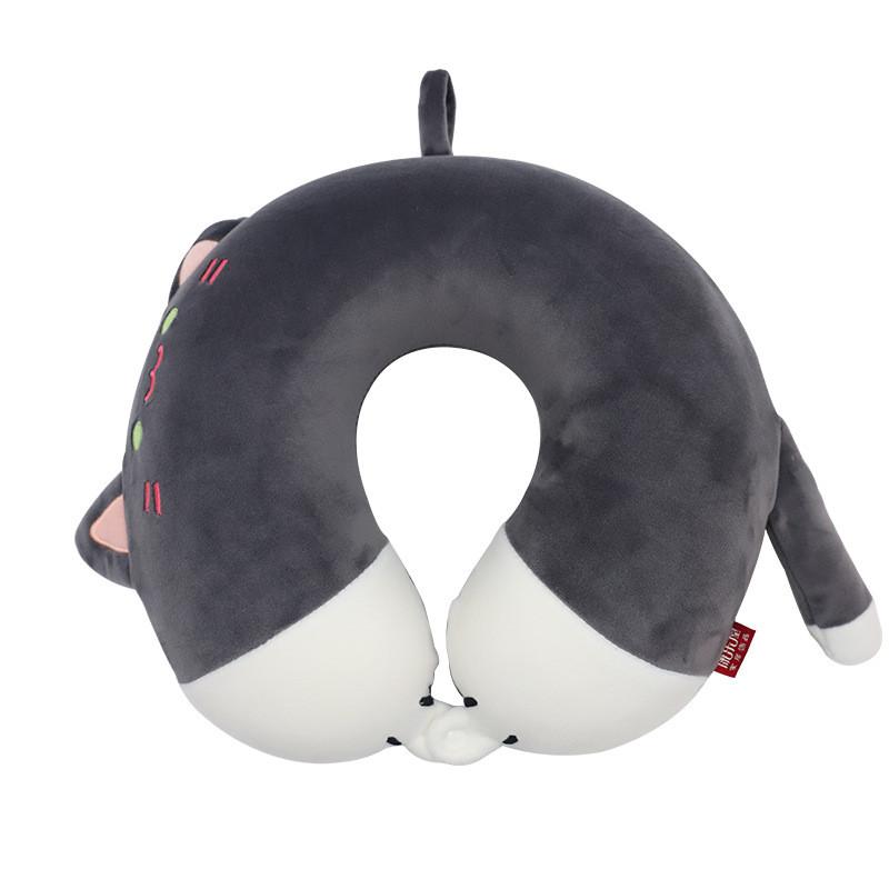 Cartoon Animal Memory Foam U Shaped Pillow For Travel And Office Comfort
