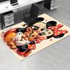 1pc Office Carpet, Under Chair Rug, Mickey Mouse and Minnie Mouse with Puppy Design, Soft and Warm Floor Mat for Room