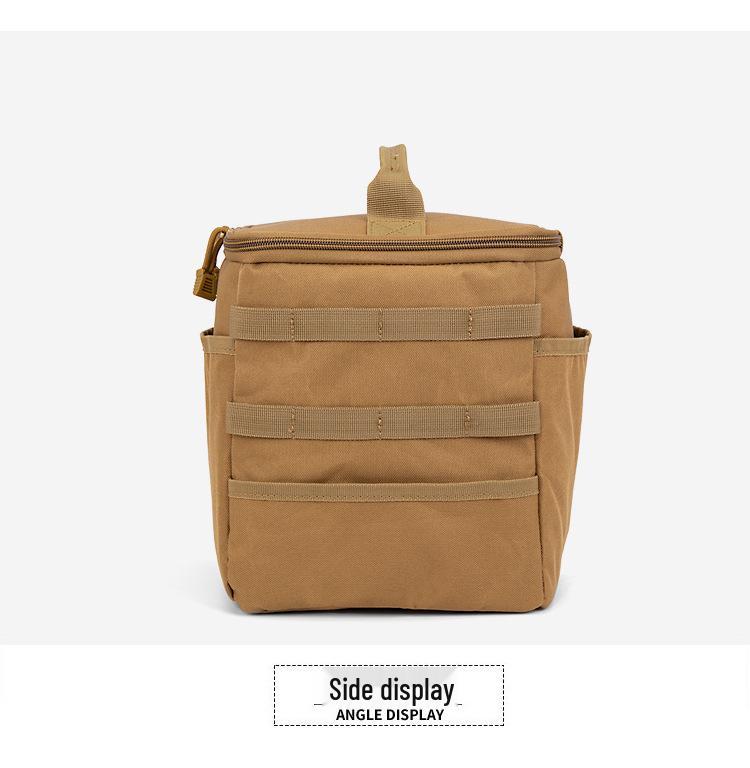 Foldable Outdoor Camping Storage Bag - Large Capacity, Multifunctional, Waterproof for Picnic and Tools.