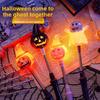Halloween Glow Stick LED Flashing Light Pumpkin Skeleton Head Decor Party Supplies for Halloween Decoration Festival Gift