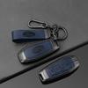 Autoaufkleber Ford Zinklegierung Leder Auto Schlüsselhülle Abdeckung Schutzschale Für Ford Fusion Mondeo Mustang F-150 Explorer Edge 2015