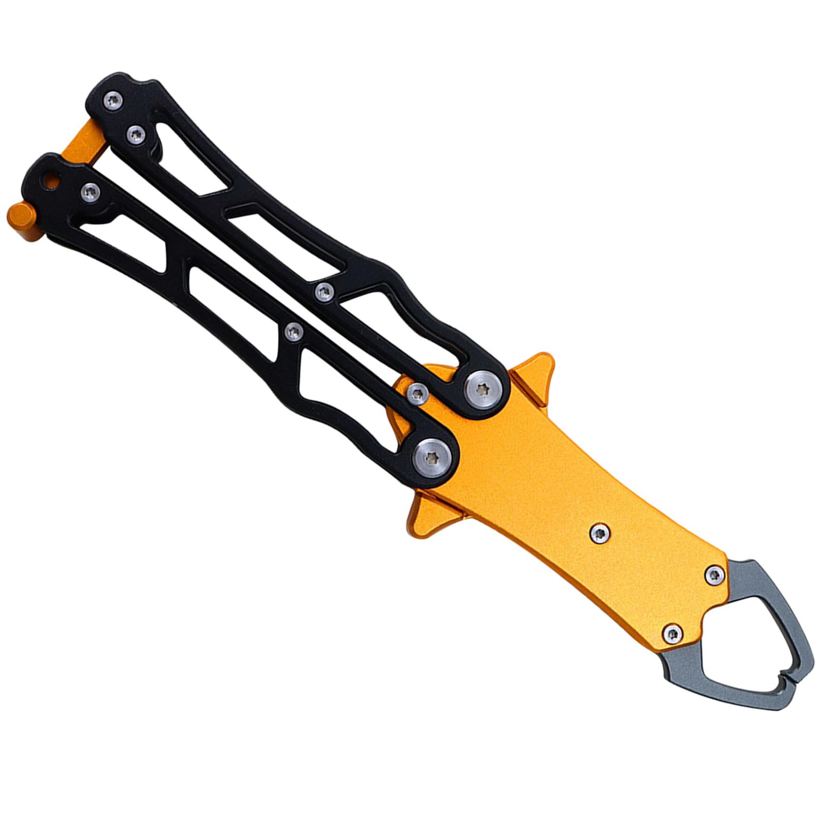 

Aluminum Fish Mouth Grabber Foldable Fishing Plier Fish Holder Gripper Portable Fish Lip Gripper Clamp Fishing Accessory 1