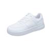 Board shoes women's 2025 new spring and autumn versatile breathable thick-soled white shoes ins trendy leather surface casual sports shoes