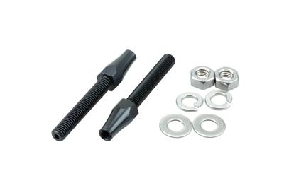 Kijima 217-5026 Motorrad Blinker Schaftverlängerung für Nano Halter Verlängerung 1,0 Zoll (25mm) Aluminium Schwarz Eloxiert