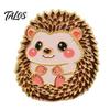 Metal Lapel Pin Enamel Animal Brooch Pin, Bear Penguin Fox Dog Hedgehog Badge, Clothes Decorative Pins Men Women Alloy for Coats Sweaters Scarves