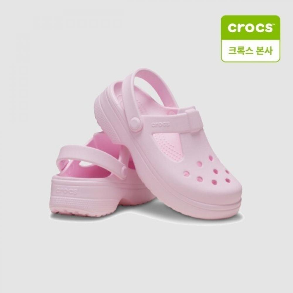 Crocs Kids Classic Mary Jane Clog Pink 210615 6zw pink milk/J3(220mm)
