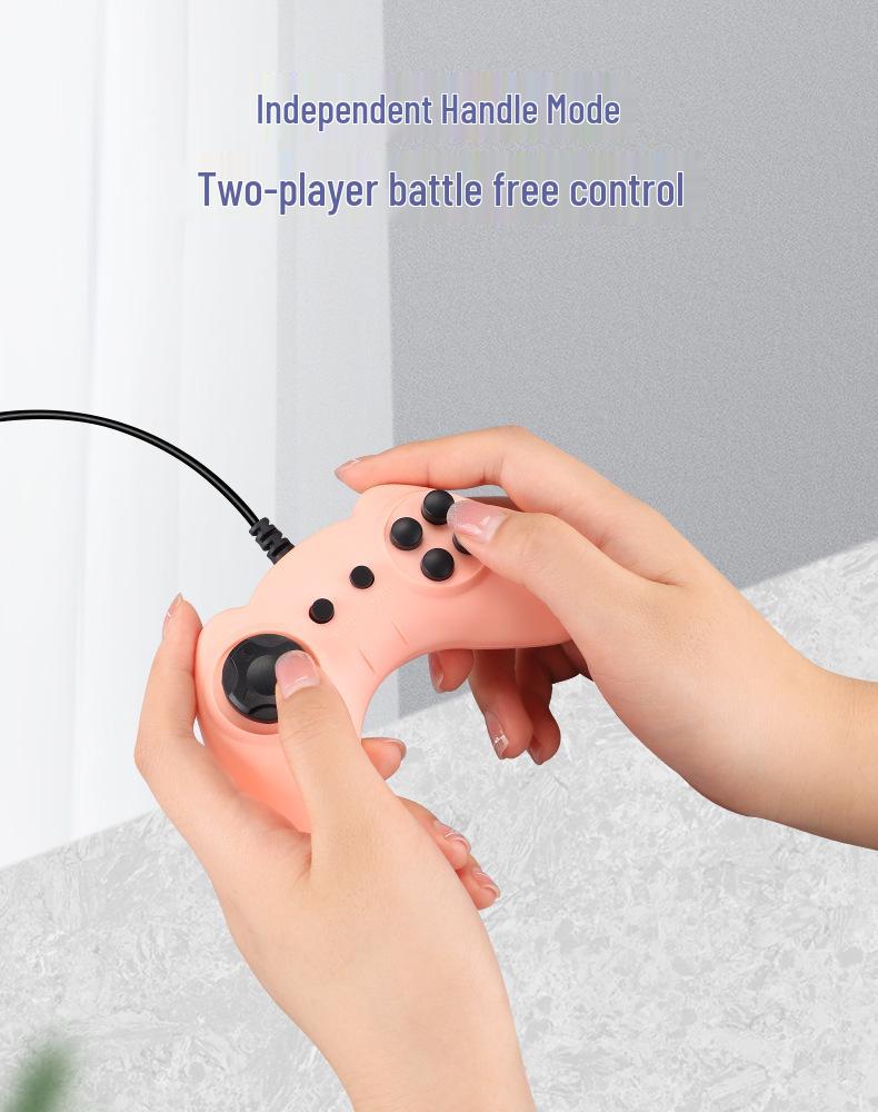 G5s Retro Handheld Console: 500 Classic Games, Two-Player Nostalgic Toy for Children