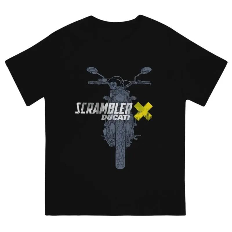 Scrambler Men T Shirt Mv Augusta Funny Tee Shirt Short Sleeve Round Neck T-Shirt Pure Cotton Gift Idea Clothes 4XL