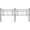 Replacement Headboard Metal Black 193 Cm