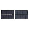 2 Stück Solarpanel 0,5W 2,5V DIY Tragbares Polysilizium-Solarpanel-Ladegerät für elektrische Kleingeräte