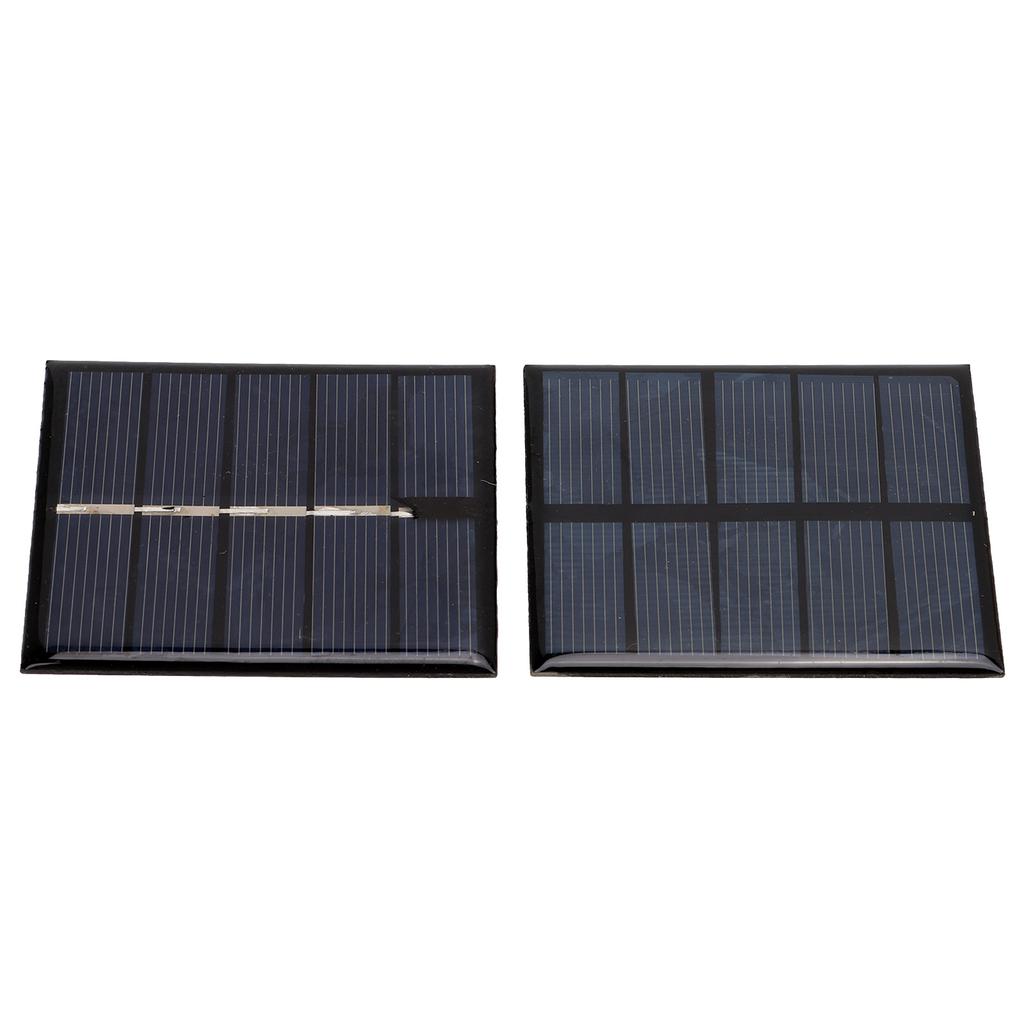 2 Stück Solarpanel 0,5W 2,5V DIY Tragbares Polysilizium-Solarpanel-Ladegerät für elektrische Kleingeräte