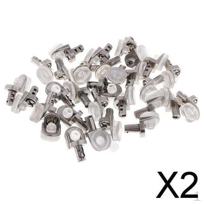 2x 30/50 Shelf Pins , Bracket Pegs Cabinet Furniture Support for Holes On