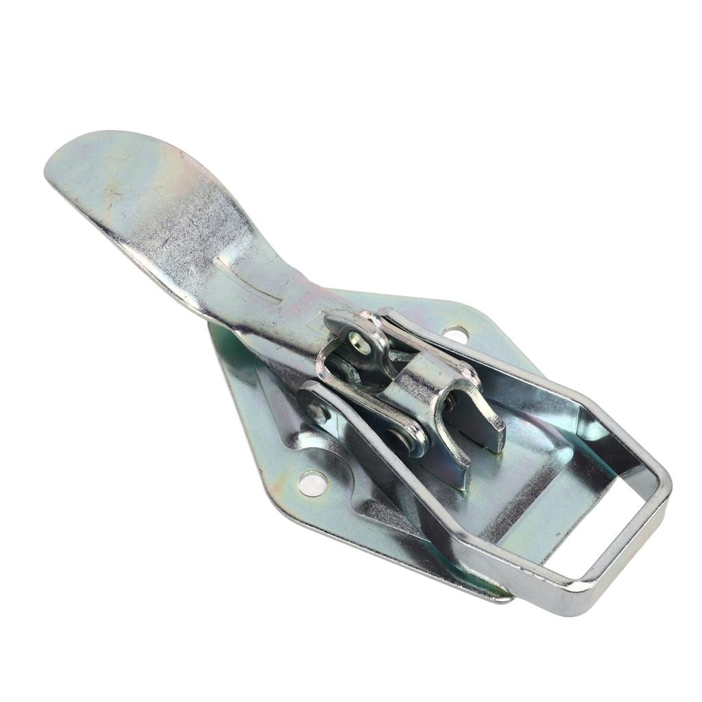Trailer Lift Gate Latch Galvanized Iron Heavy Duty Trailer Lock with Mounting Plate for RV Caravan