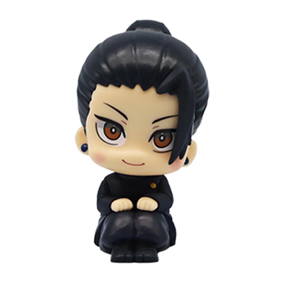 10cm Anime Jujutsu Kaisen Figure Itadori Yuji Gojo Satori Fushiguro Megumi Kugisaki Kawaii Toy Car Decoration PVC Model Gift