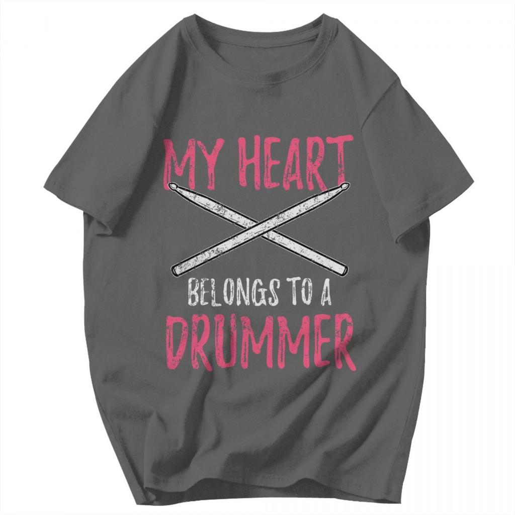 Men T Shirt Drummer Valentines Day Summer Y2K Graphic Short Sleeve Unisex Clothes T Shirts