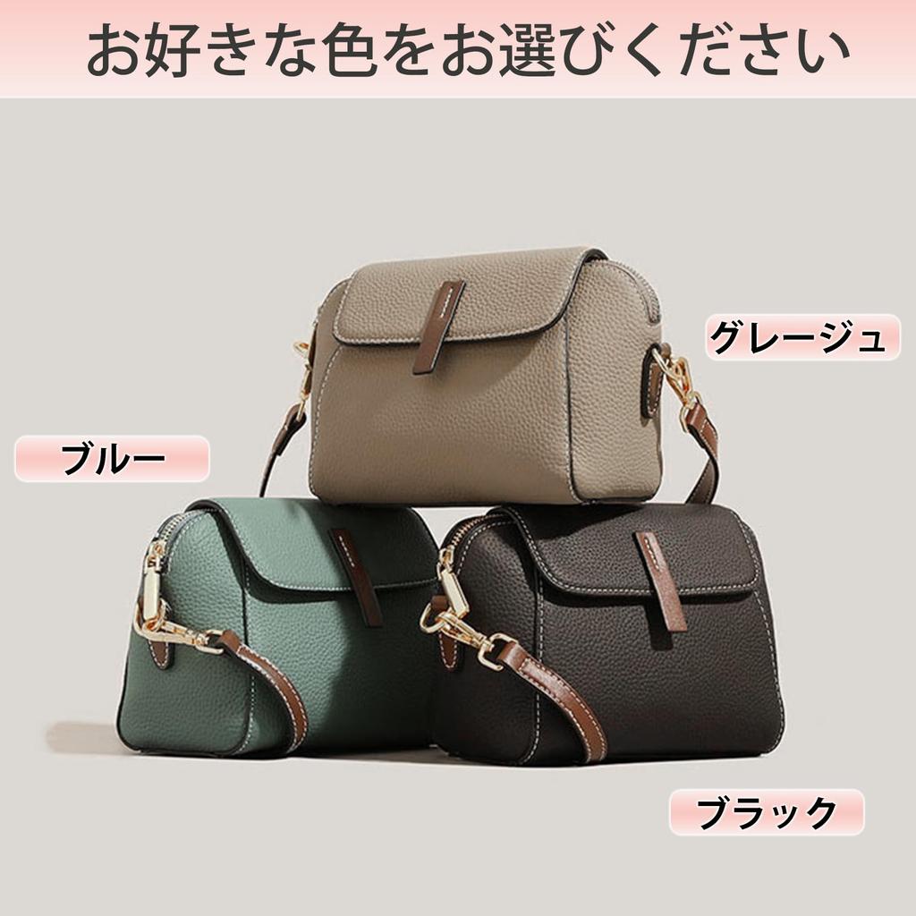 Bearneko Damen Umhängetasche, Echtes Leder, Crossbody, Leicht, Klein, Wasserdicht, mit Geldbörse und Smartphone-Tasche, Modische Geschenk für