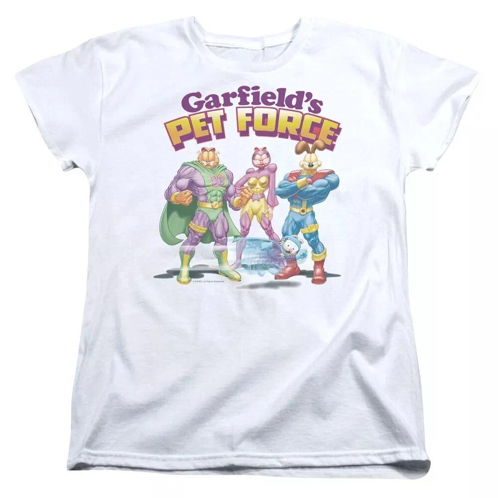 Garfield Heroes Await Women s T-Shirt L