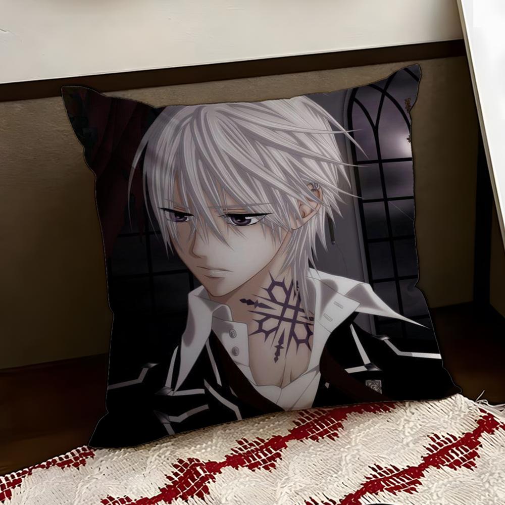 VVampire Knight Cushion Cover Reversible Soft Durable Pillow Cover Home  Car MultiScene Use for Daily Comfort