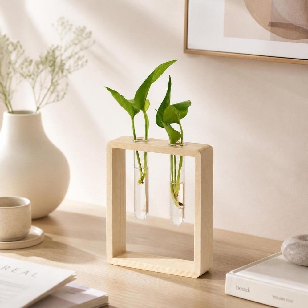 Home Decoration Glass Tube Vase Minimalist Flower Holder Hydroponic Flower Vase  Wedding Decoration