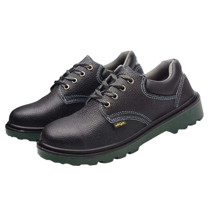 

Labor Protection Shoes Solid Bottom Embossed Cowhide Breathable Anti-Smashing and Anti-Penetration Labor Protection Shoes Safety Protective Work Shoes 46