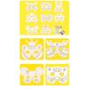 8Pcs Cartoon Animal Painting Masks Diy Color Kindergarten Graffiti Coloring Crafts Toys Children Creative Hand-Painted Fun Toys