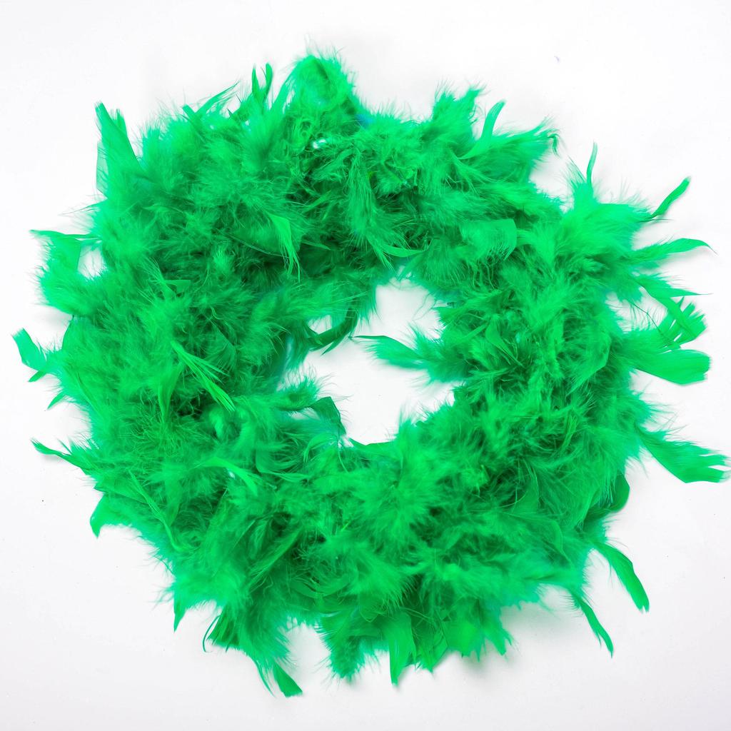2M Multi Color Fluffy Handcraft Ostrich Feather Plume Boas Scarf Clothes for Wedding Valentine Day Decoration Performance Dance