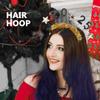 Star Christmas Headpiece 2025 Glitter Hair Hoop New Year Decoration Headdress  New Year Gift