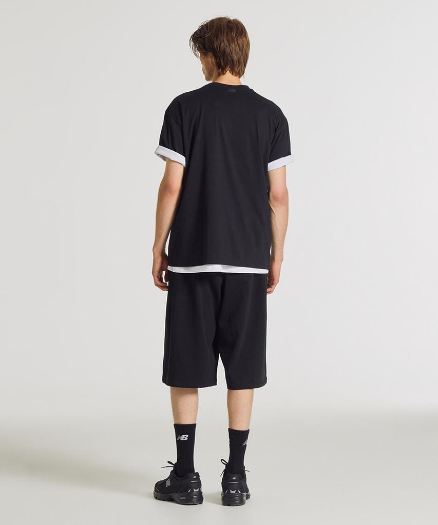 Nyuballanseu Nbnvg31543 / Uni Essential Cropped Shorts (Black)