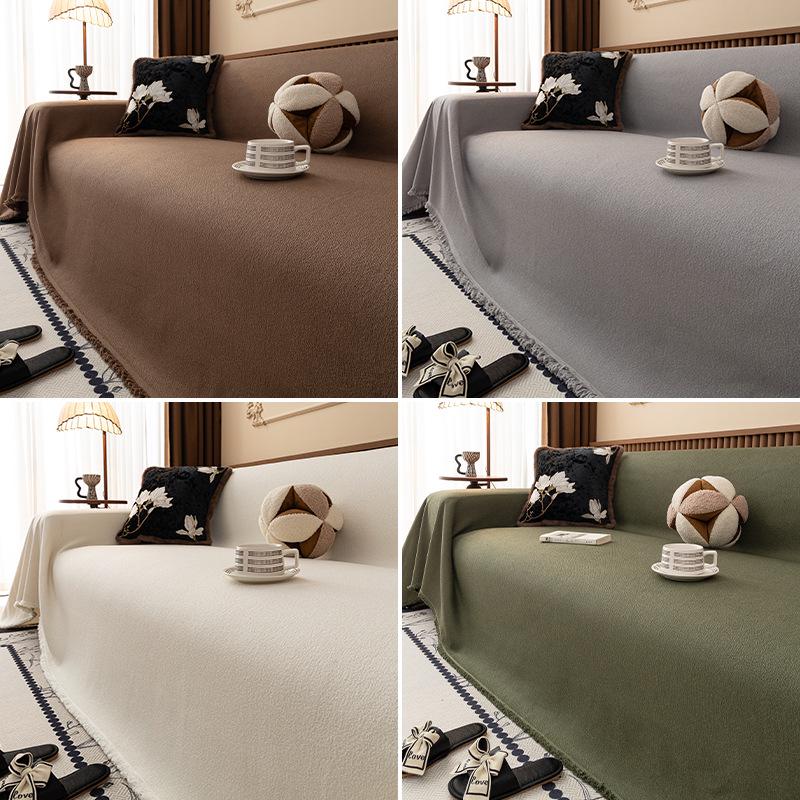 Luxury Anti-Slip Nordic Sofa Cover - Four Seasons Cat Claw Resistant