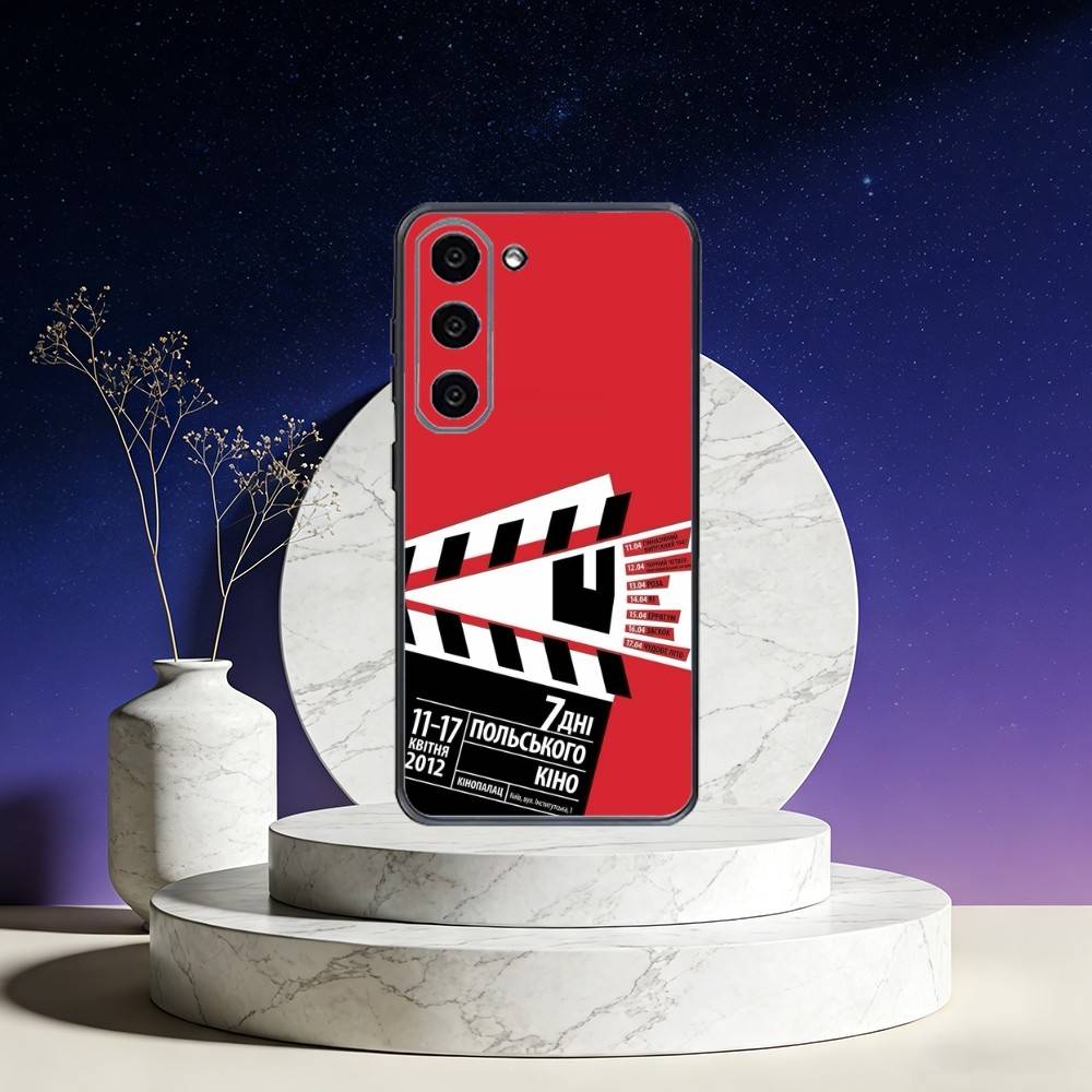Movie Clapperboard Clapper Board Phone Case For Samsung Galaxy A73,A72,A71,A70,A53,A52,A51,Others Soft Black Cover Samsung a20s
