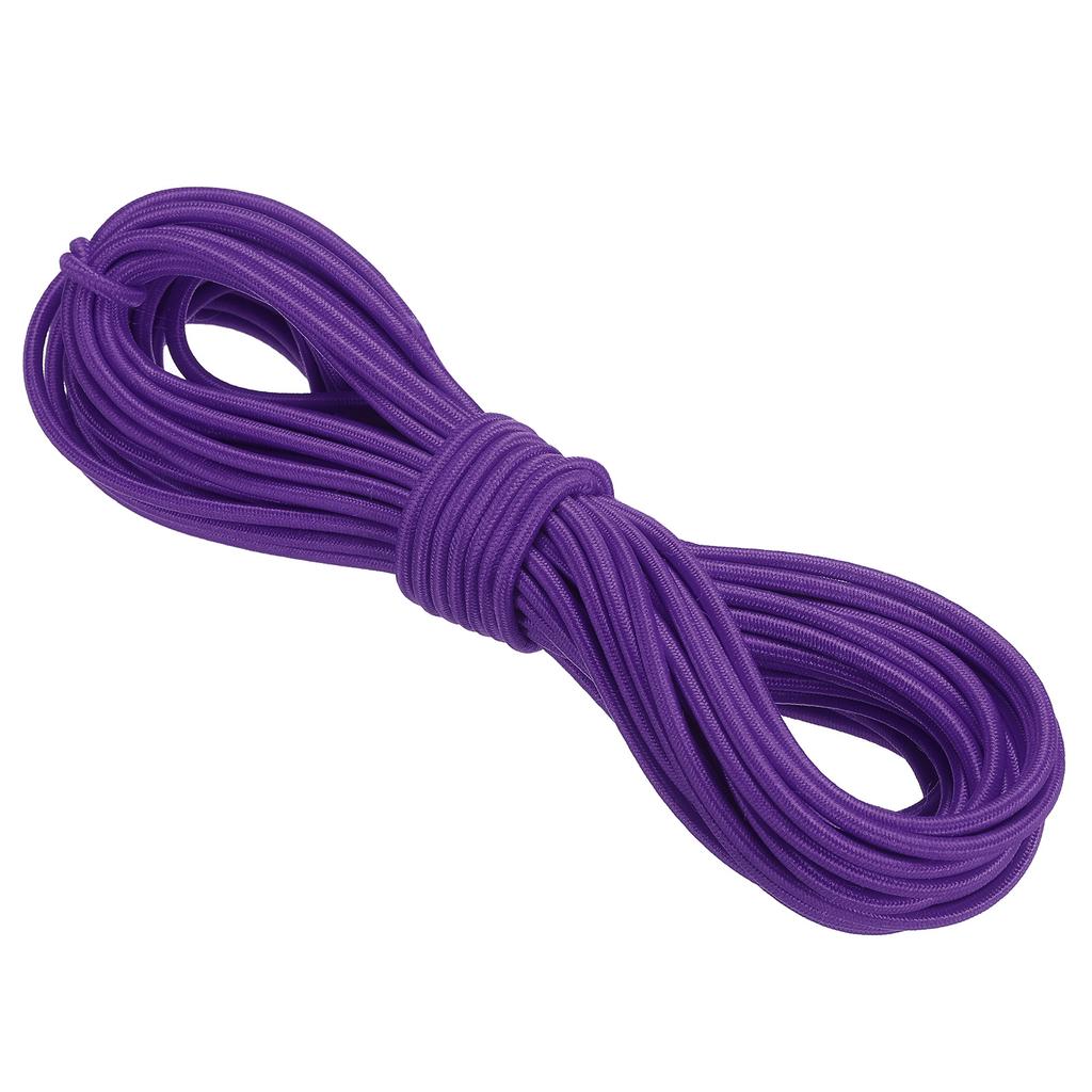 11 Yards Bungee Cord Elastic Cord Heavy Stretch String Rope 1/8"  for Crafting DIY Sewing Hook Straps Camping Tie Down Strap