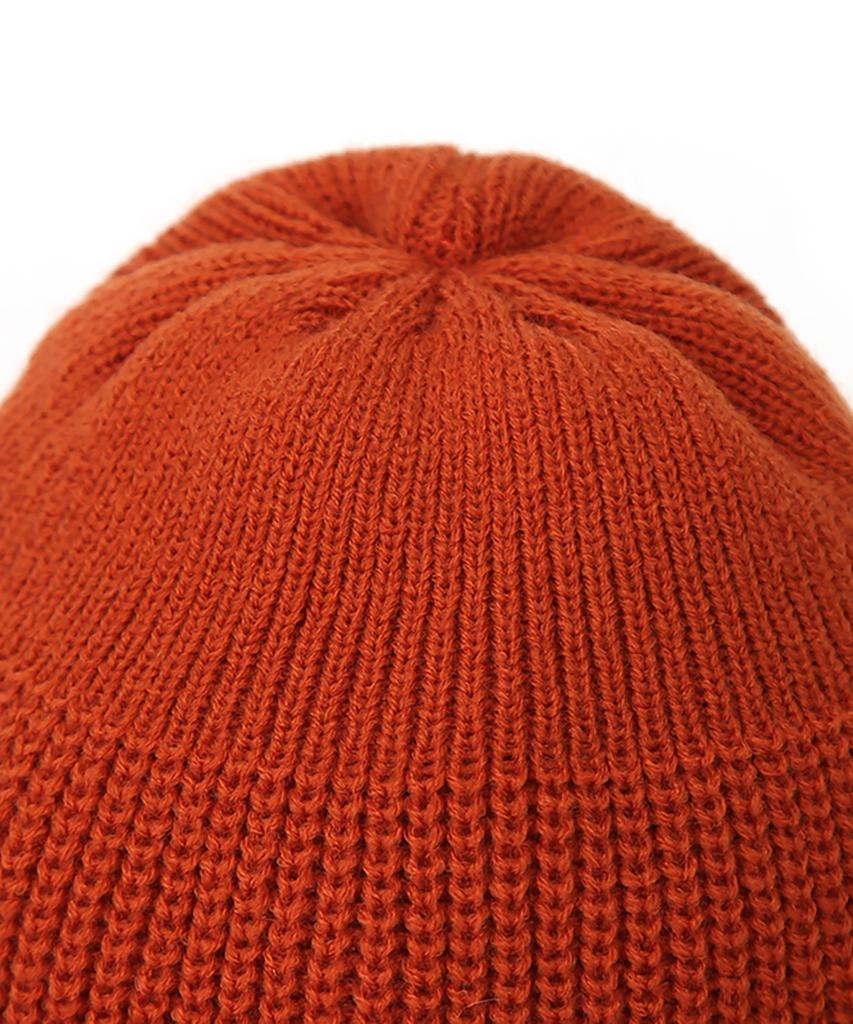 Eondeokeonteulol Winter Short Beanie Beanie / Monk Fit / Orange