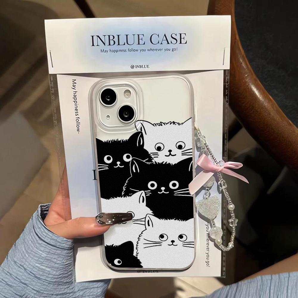 Θήκες κινητών τηλεφώνων για iPhone 11 13 15 Pro Max 12 14 Pro Max Θήκη iPhone 16 15 Plus 13 Pro 12 Frosted Texture Painted Cartoon Flowers