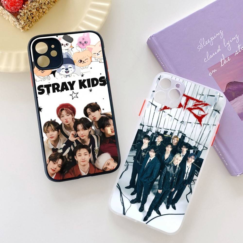 1pc Cool Kpop Singer S-stray K-kids Phone Case For IPhone 14 11 12 13 Mini Pro Max 8 7 Plus X XR XS MAX Translucent Matte Cover