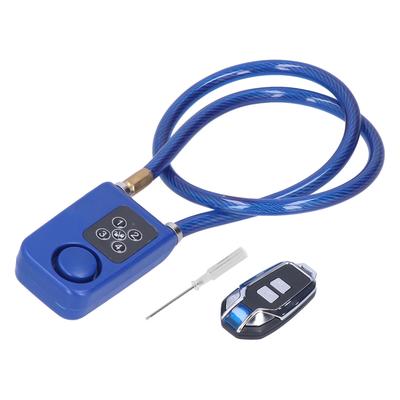 Alarmschloss Passwort Fernbedienung 4-stellig 110dB IP55 Wasserdicht Keyless Anti-Diebstahl für für Fahrrad