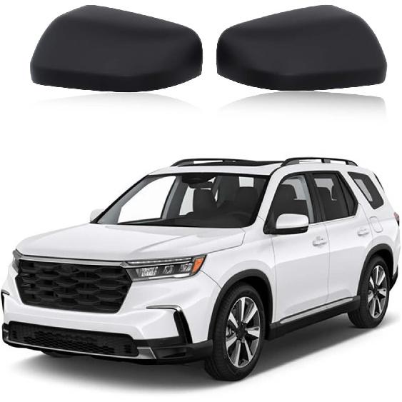 

Side Door Mirror Cover Compatible with Honda Pilot 2023-2025/ Honda Passport 2026 Accessories, Car Outside Rear View Mirror Housing Protector Cover матовый черный