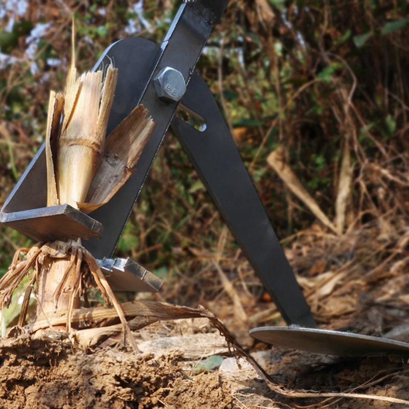 Removal Of Corn Stalks And Soybean Root Heavy-Duty Root Remover Garden Tool Designed For Efficient Manual Plant Root