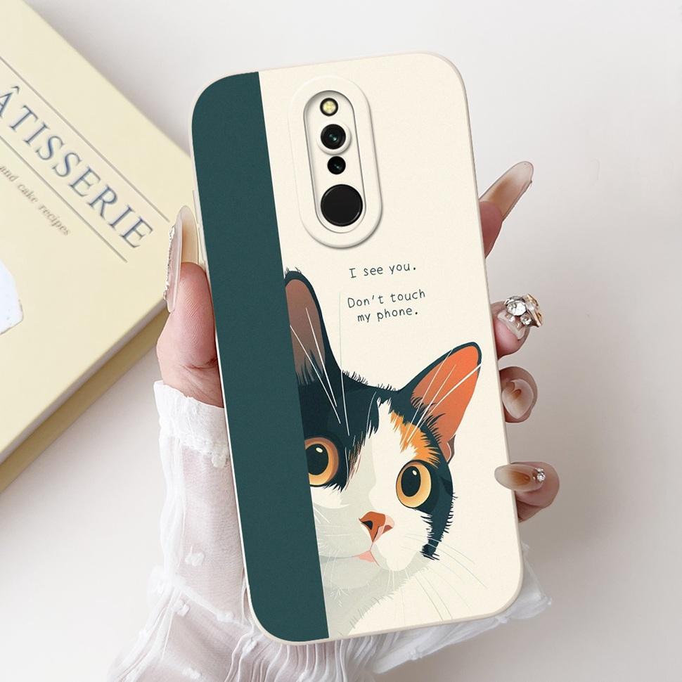 For Xiaomi Redmi 8 2019 Case 6.22" Luxury Flower Painted Cover Soft TPU Shockproof Phone Case For Xiaomi Redmi 8 Redmi8 Bumper