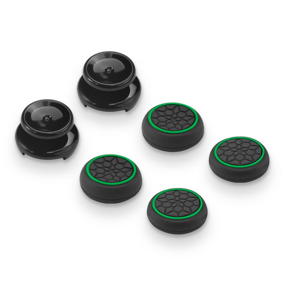 Anti-Slip Silicone Thumbstick Cap with Cracked Texture for PS4/PS5 Game Controller