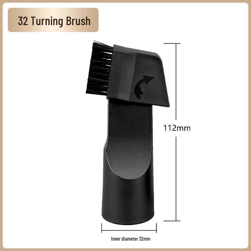 Jenome Vacuum Cleaner Accessories: Round Brush, Square Brush, Brush Head, Sofa Nozzle - Inner Diameter 32
